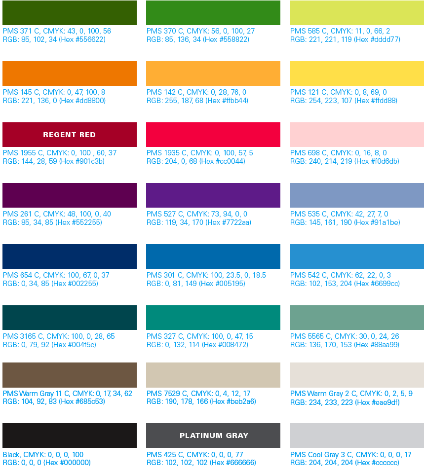 Color Palette | Loma Linda University Health